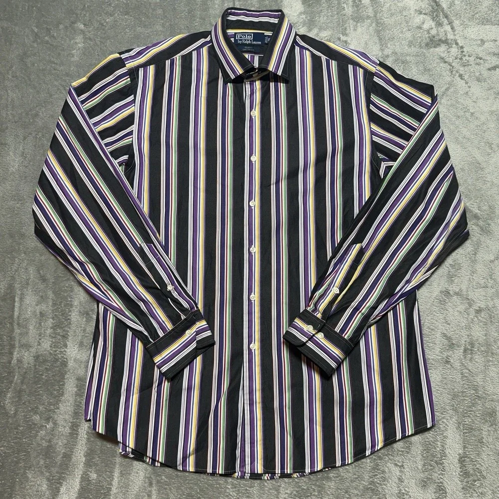 Vintage Polo Ralph Lauren Shirt Mens Custom Fit Regent Size XL